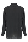 polka dot crêpe de chine silk shirt