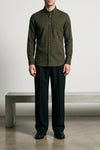 fluid gabardine shirt