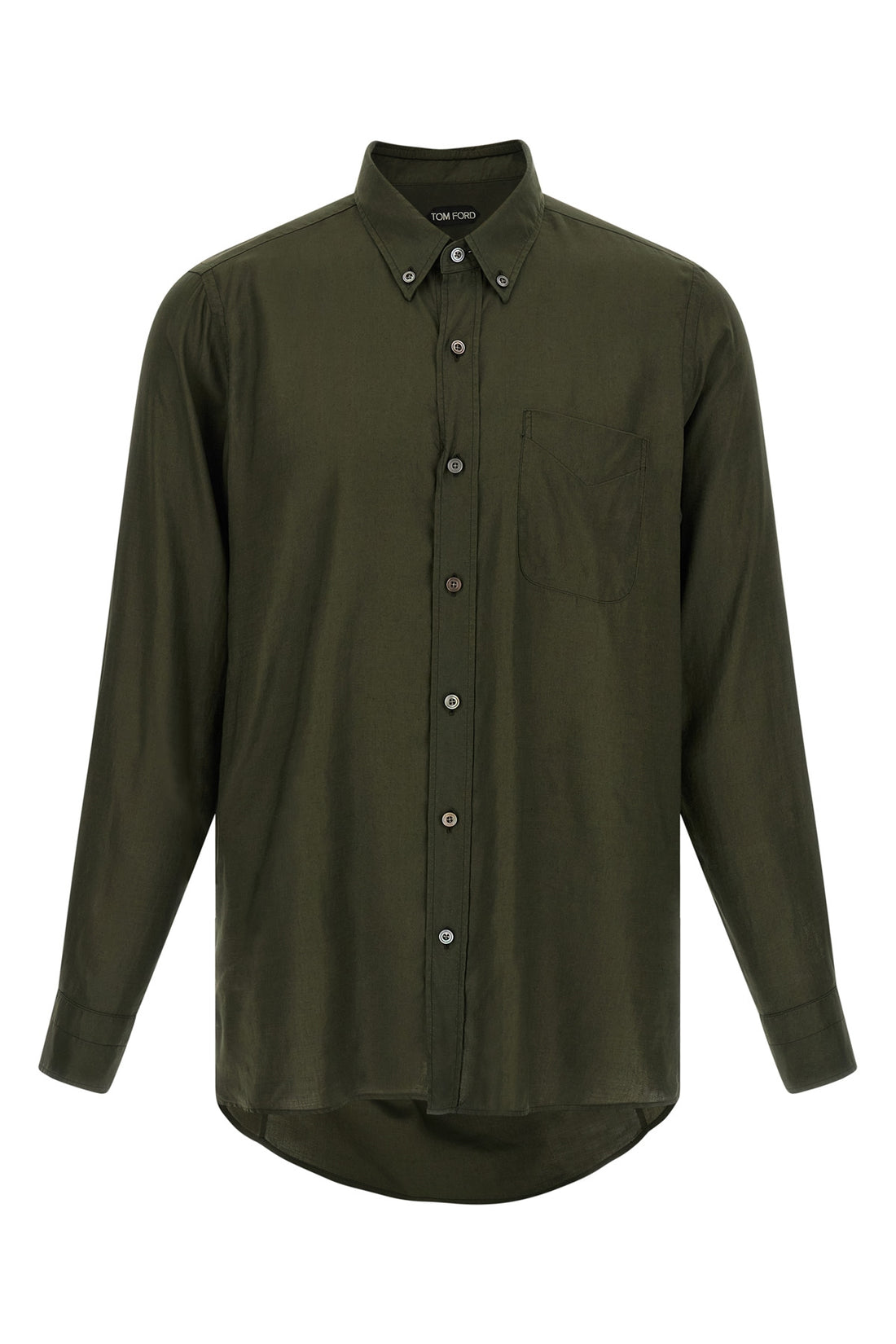 TOM FORD 41 cm fluid gabardine shirt