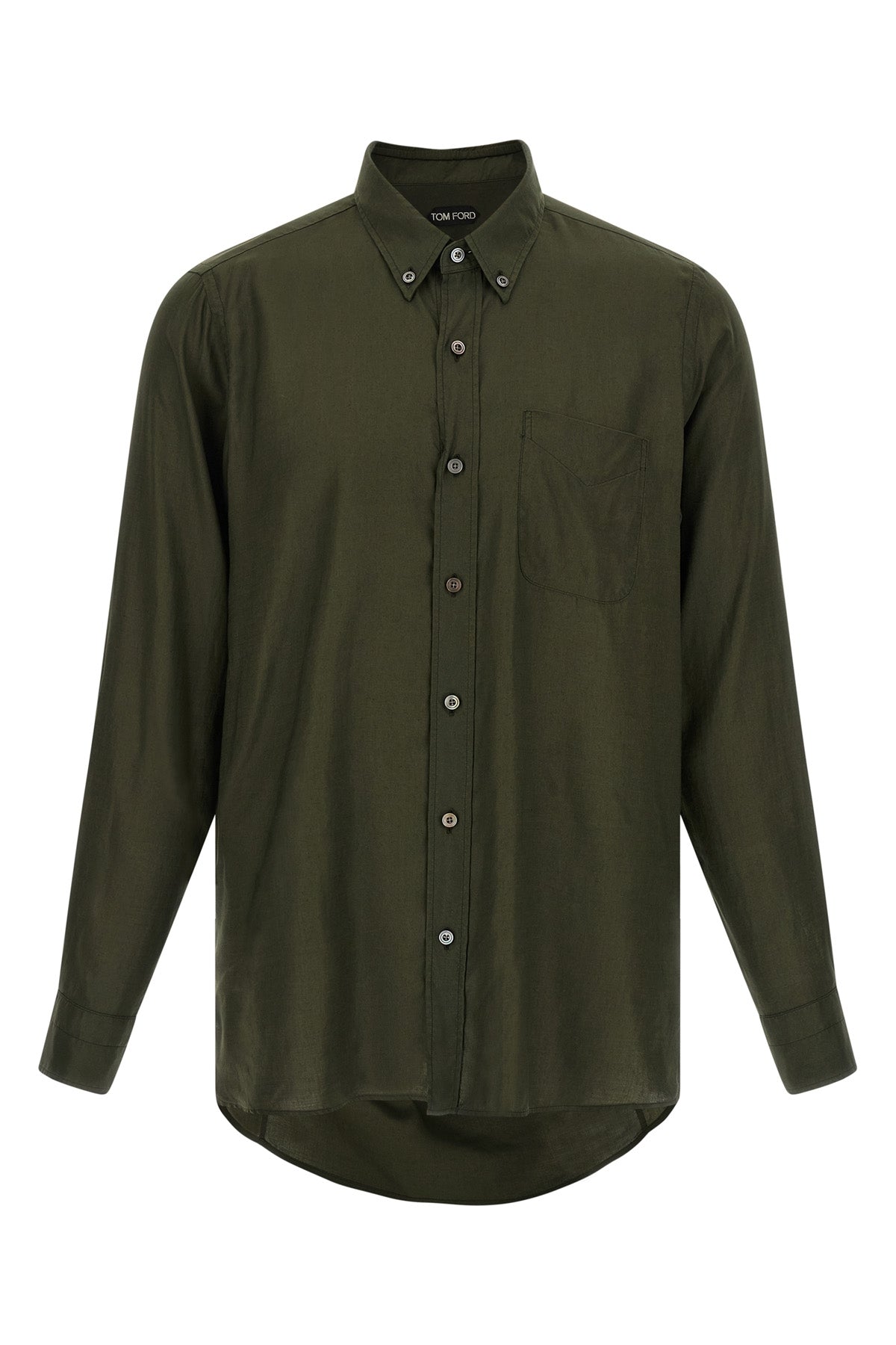 fluid gabardine shirt