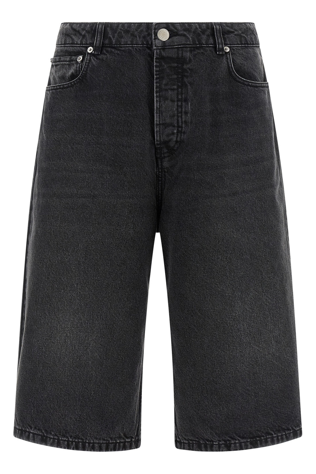 AMI PARIS 31 garment-dyed cotton denim bermuda shorts