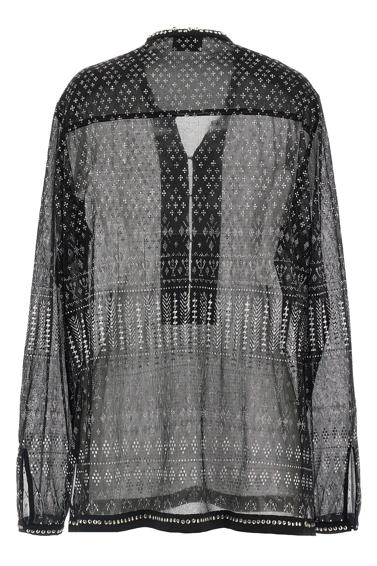 nickie blouse in semi-transparent fabric
