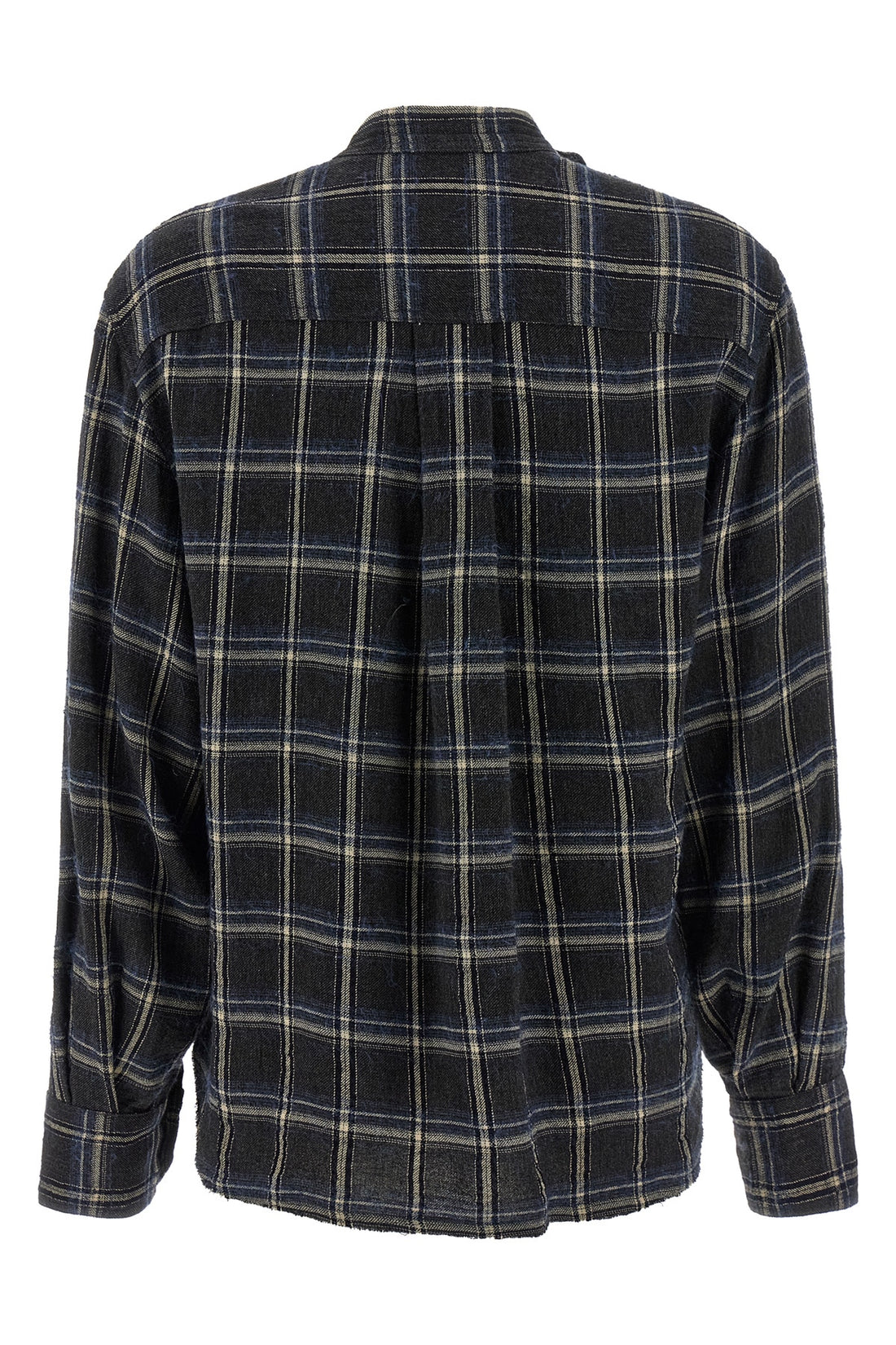 ISABEL MARANT 38 gerla blouse in tartan wool blend fabric