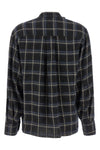 gerla blouse in tartan wool blend fabric