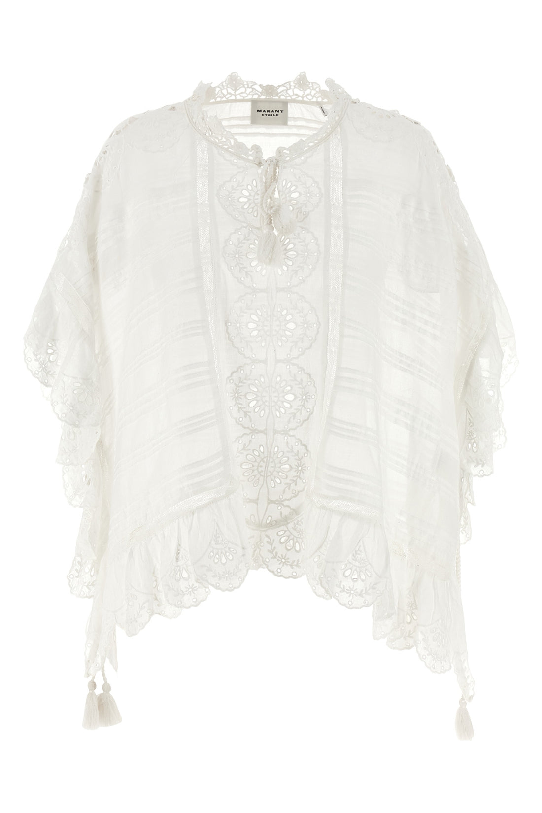 MARANT ETOILE 36 payton sangallo cotton top