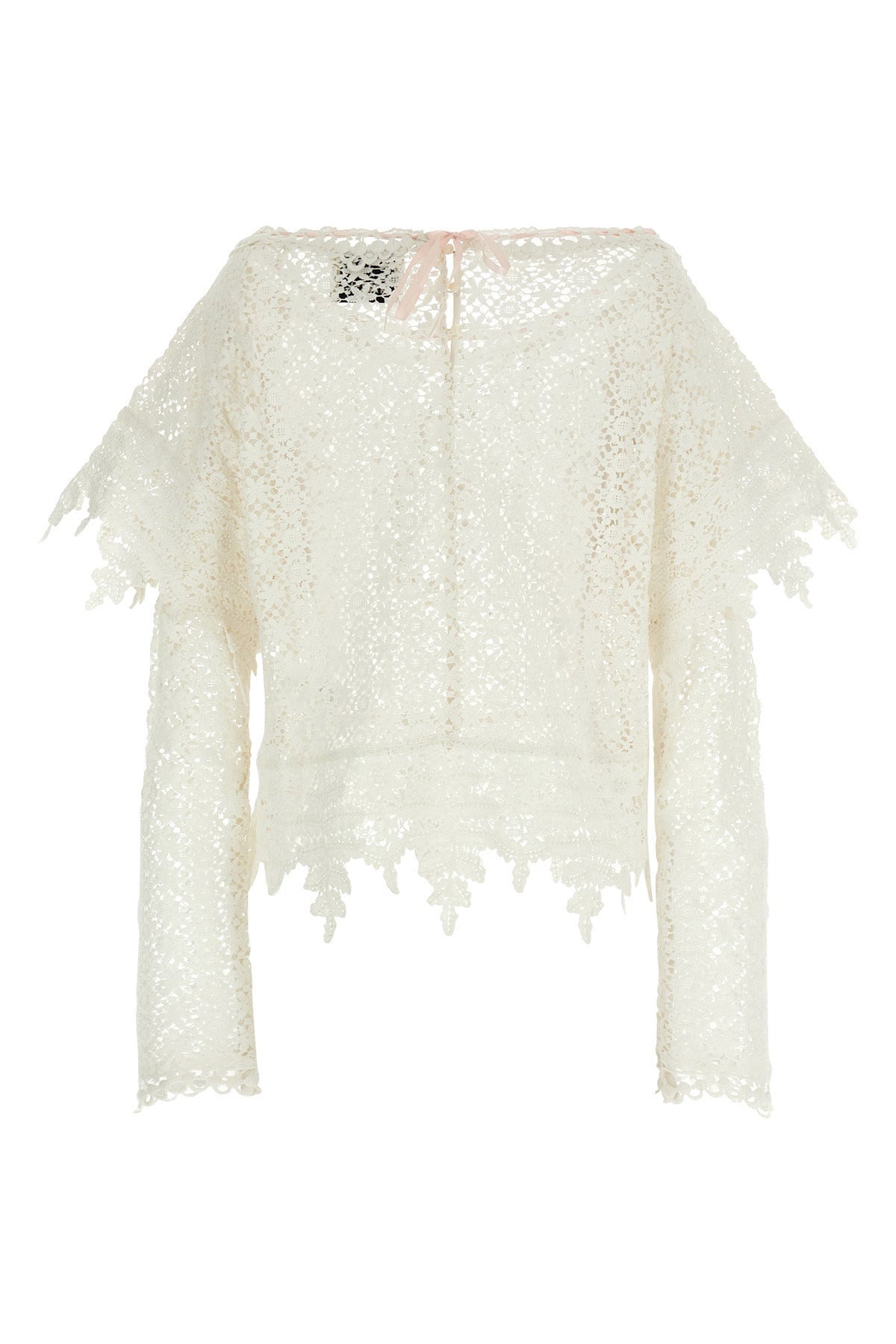 hyliana cotton crochet sweater i dont see