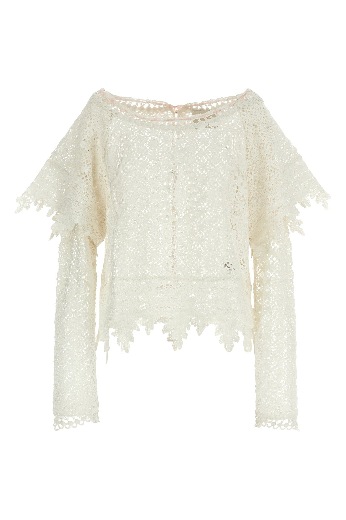 hyliana cotton crochet sweater i dont see