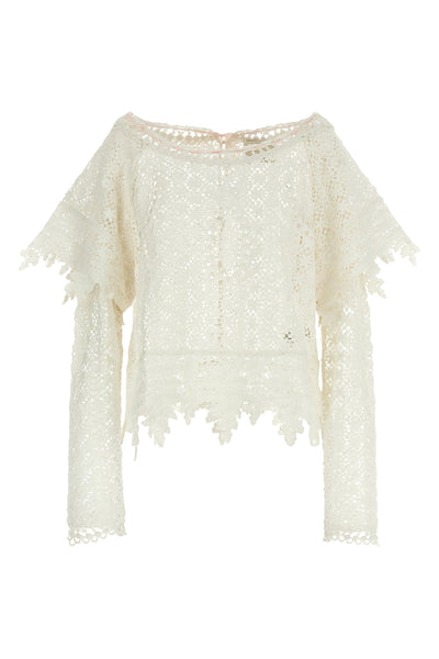 hyliana cotton crochet sweater i dont see