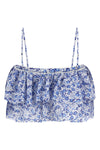 erisa all-over flower-print cotton top