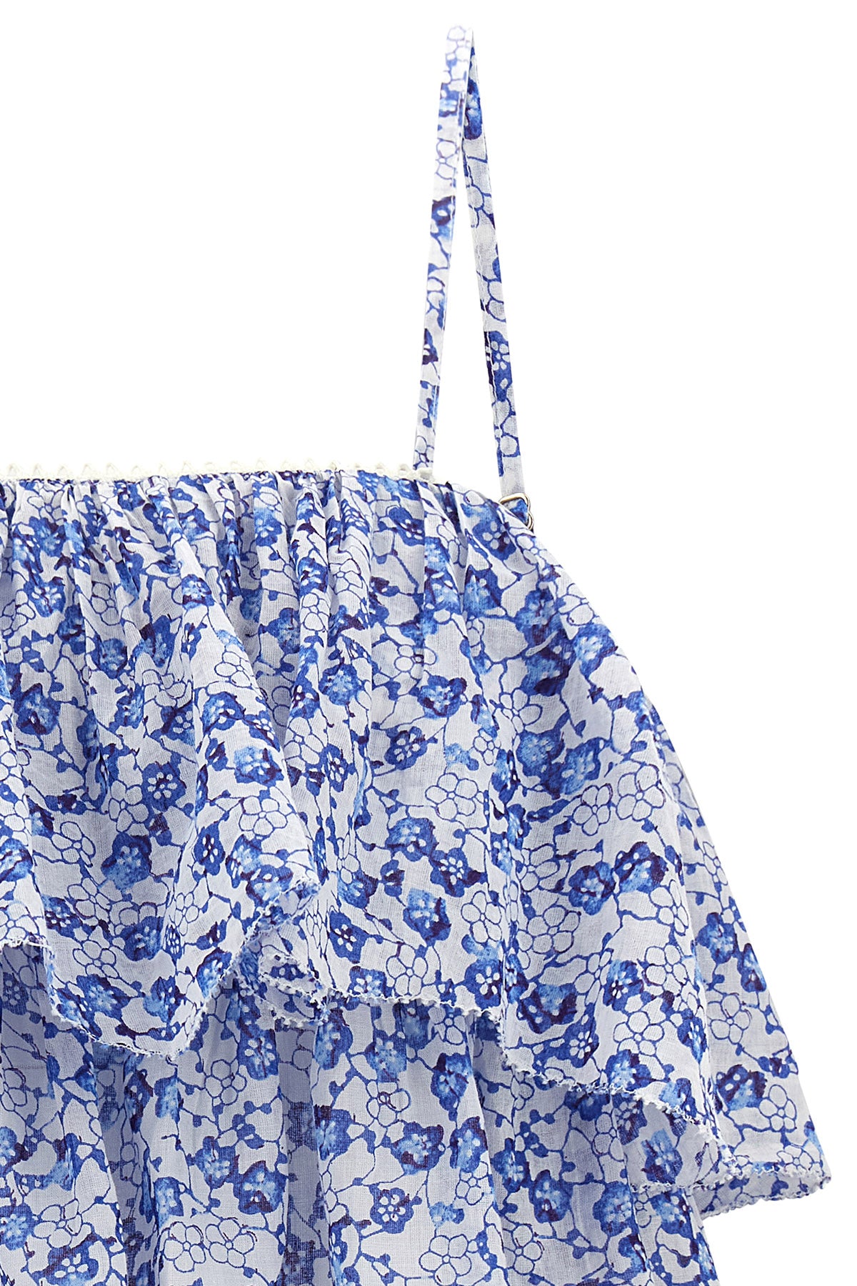 erisa all-over flower-print cotton top