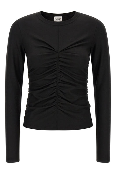 the marant etoile delesa top redefines everyday elegance through a tight and s