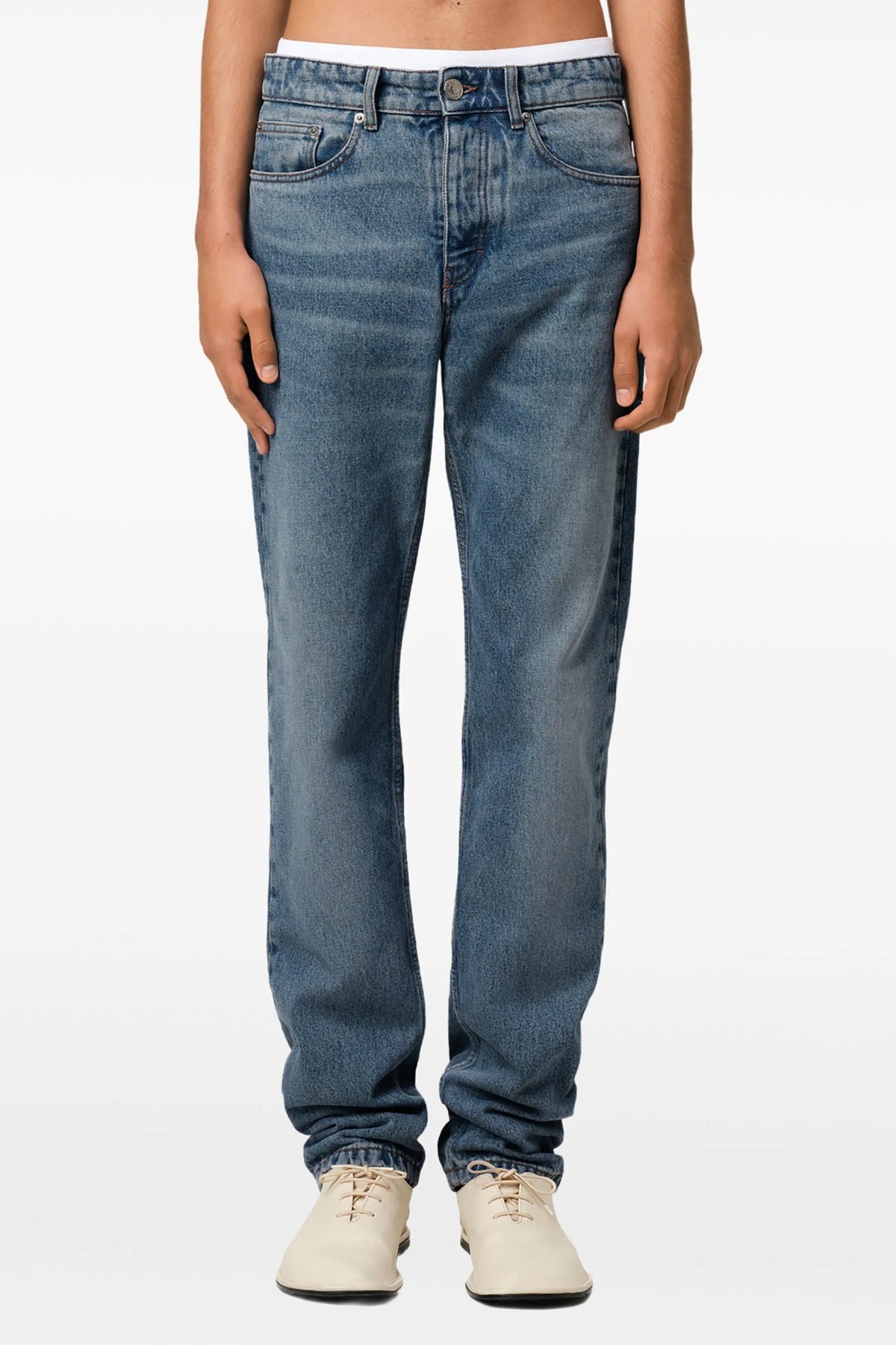 delavé cotton denim jeans