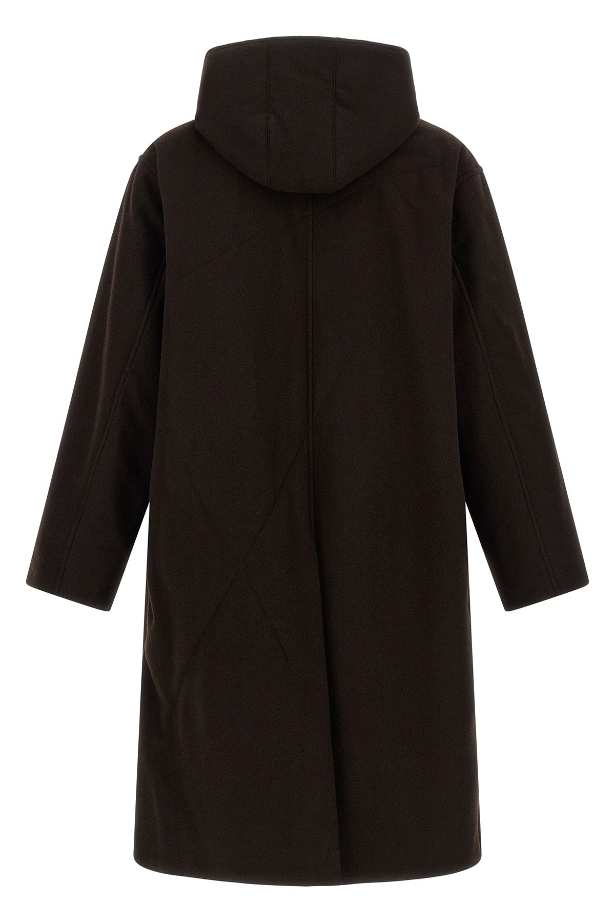 yohji yamamoto flannel toggle duffle montgomerys coat