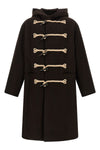 yohji yamamoto flannel toggle duffle montgomerys coat