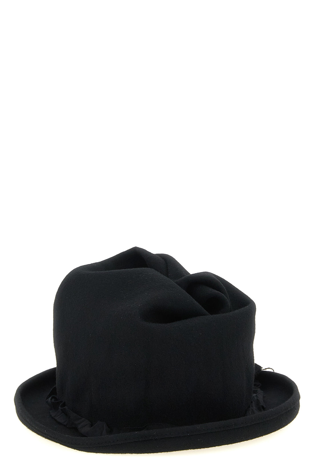 YOHJI YAMAMOTO 3 the yohji yamamoto pure black wool hat