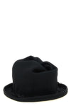 the yohji yamamoto pure black wool hat