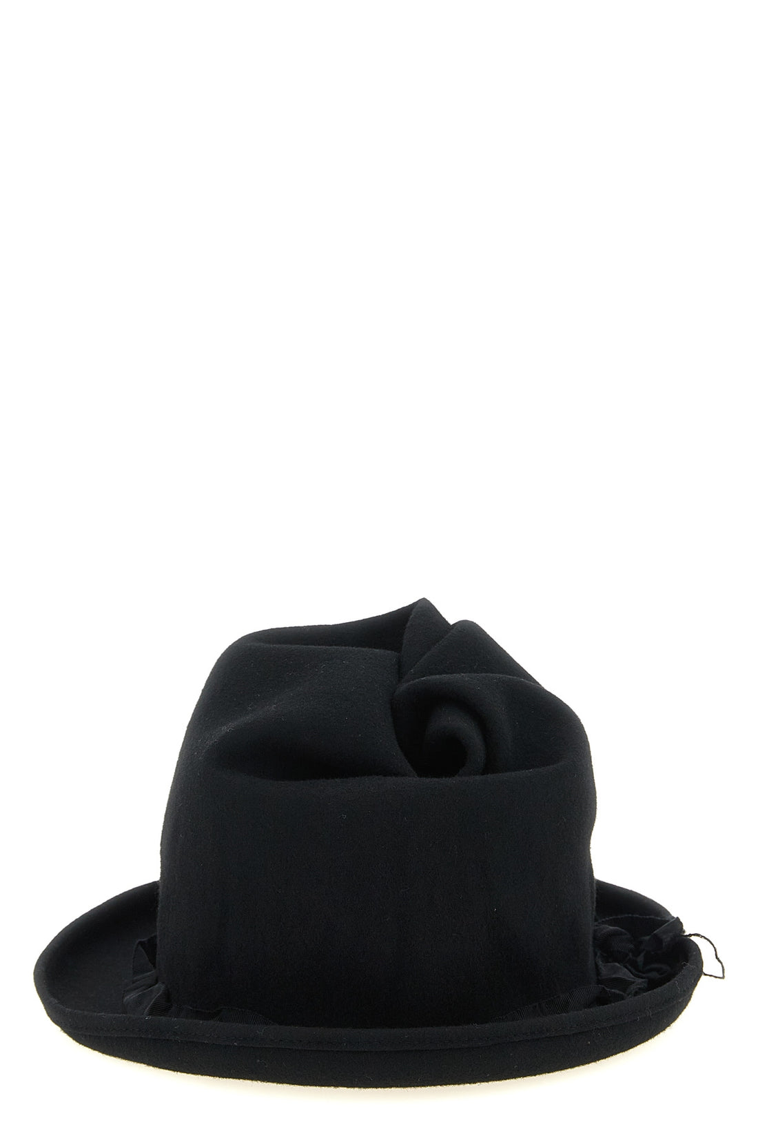 YOHJI YAMAMOTO 3 the yohji yamamoto pure black wool hat
