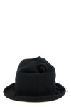 the yohji yamamoto pure black wool hat