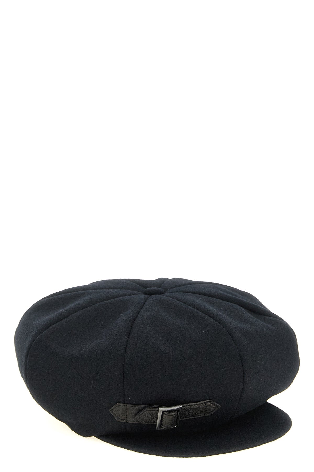 the yohji yamamoto 8 panel casquette a in black