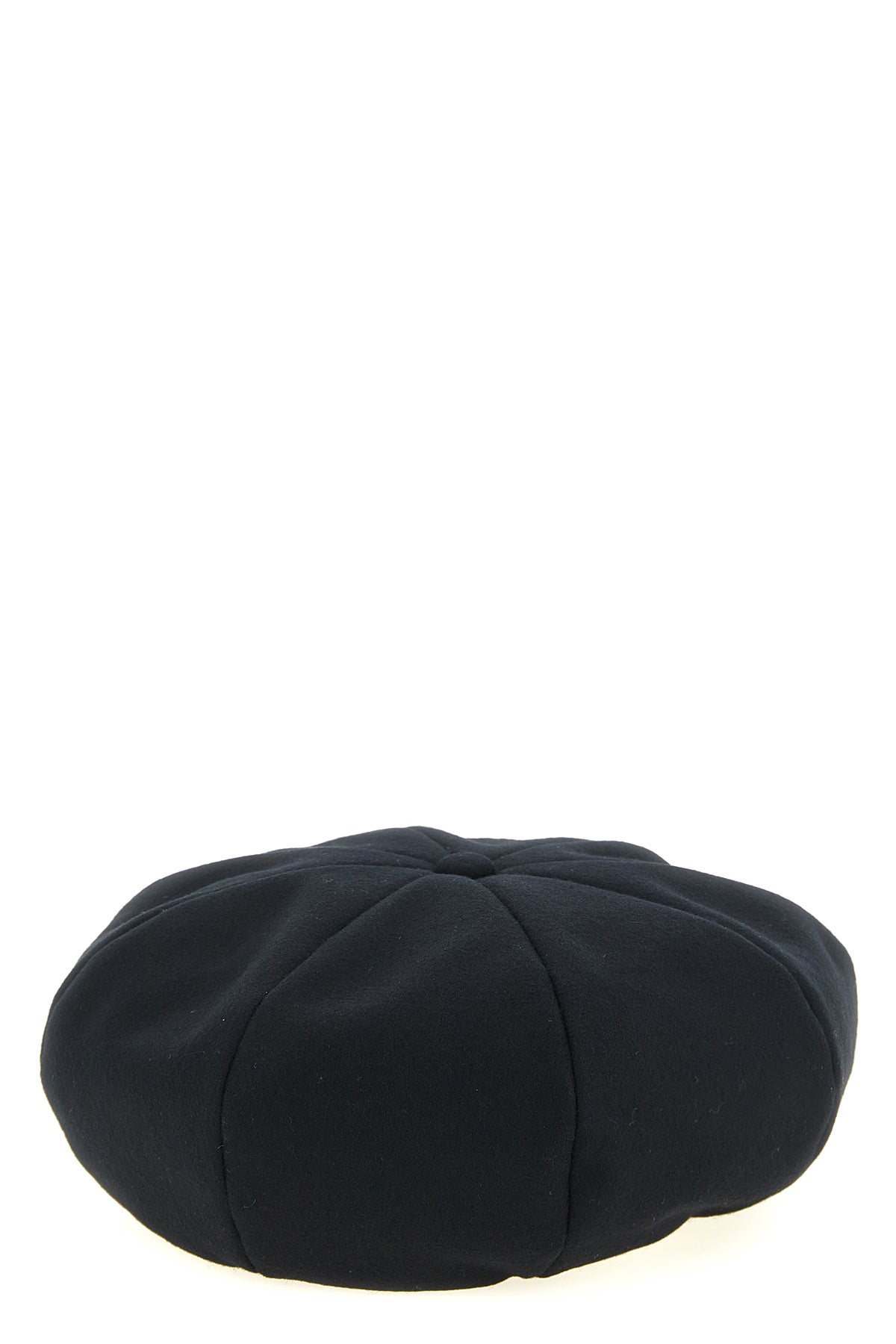the yohji yamamoto 8 panel casquette a in black