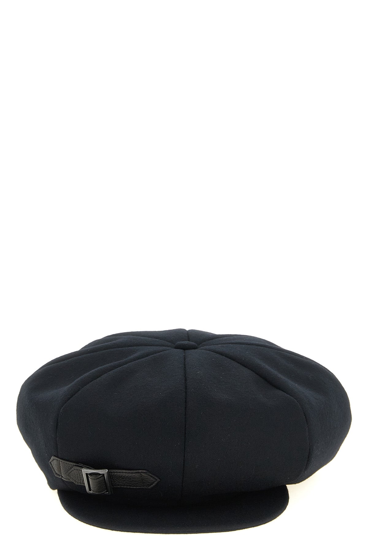 the yohji yamamoto 8 panel casquette a in black