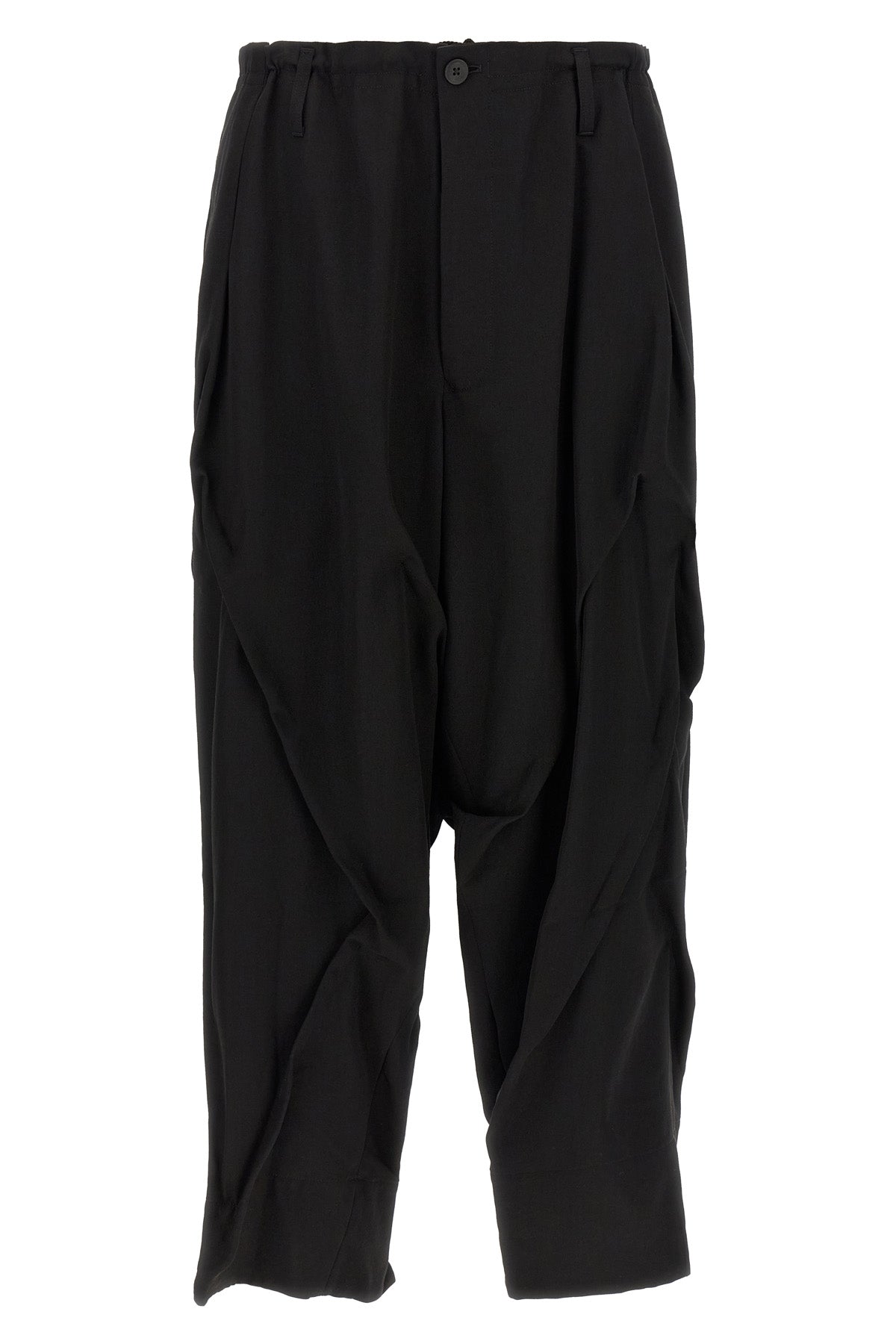 yohji yamamoto random tuck pants