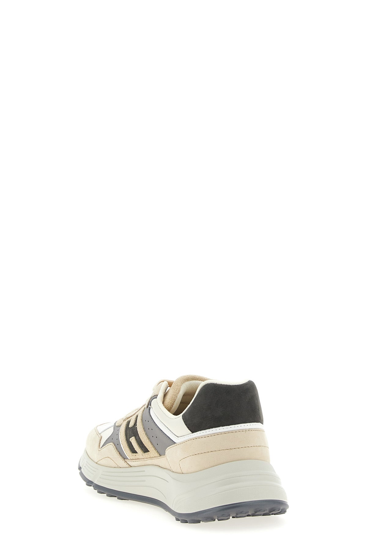 hogan hyperlight suede and nappa sneakers