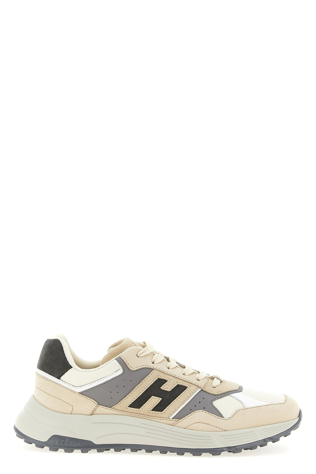 HOGAN 9.5 hogan hyperlight suede and nappa sneakers