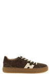 the hogan crosswind sneaker features a low-top silhouette defined by an upper