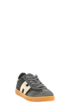the hogan cool sneakers feature a structured upper that combines the warm text