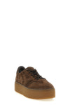 the hogan cool sneakers are distinguished by a structured construction in fine