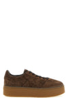 the hogan cool sneakers are distinguished by a structured construction in fine