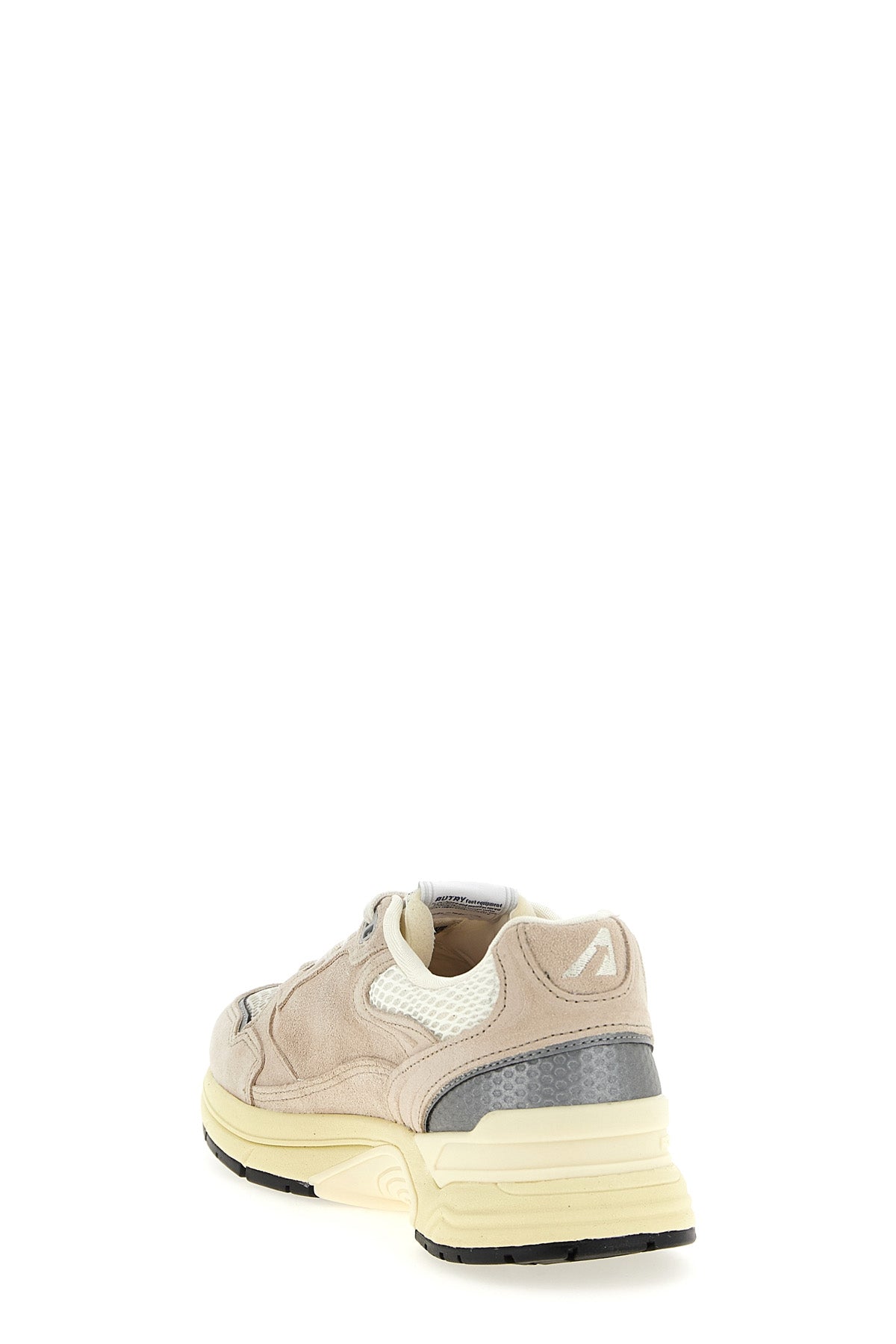 hyperway low suede and mesh sneakers