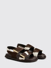cow print pony skin sandals