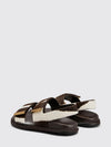 cow print pony skin sandals