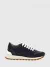 suede and nylon sneakers with monile