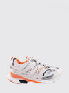 track mesh and rubber sneakers