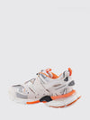 track mesh and rubber sneakers