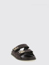 gg jacquard monogram canvas sandals