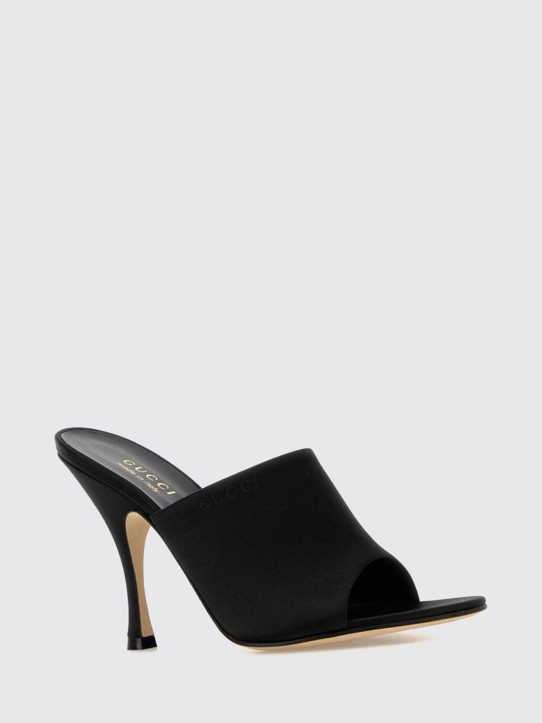 GUCCI 41 satin mules