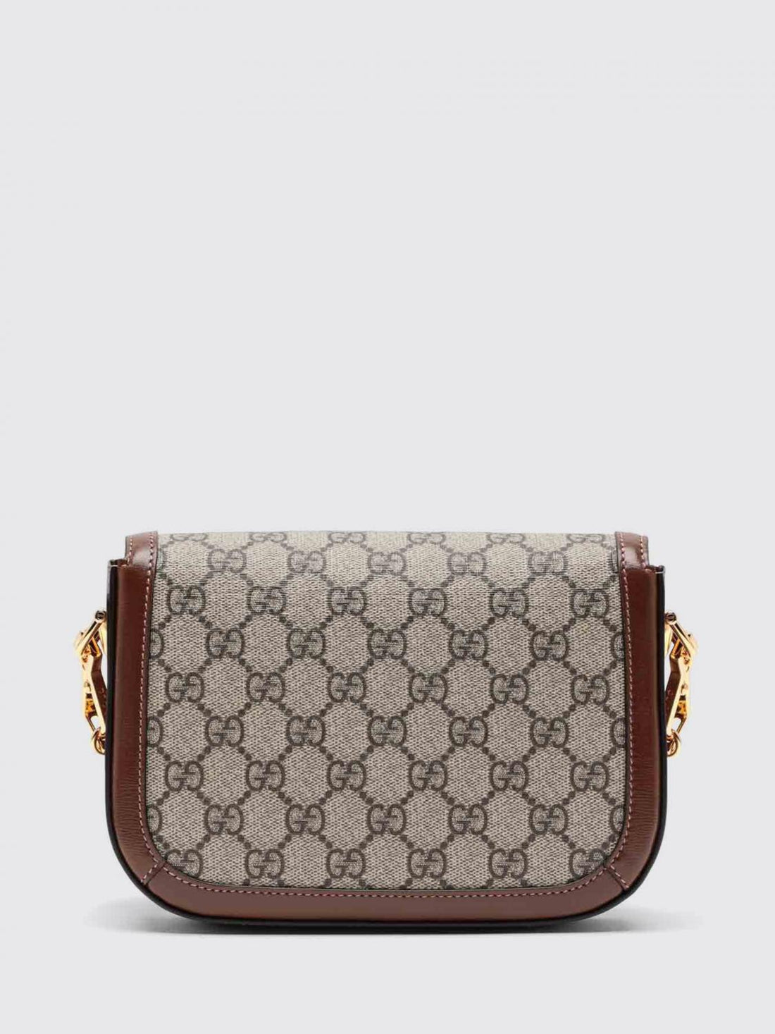 GUCCI OS horsebit 1955 bag in gg supreme canvas and leather