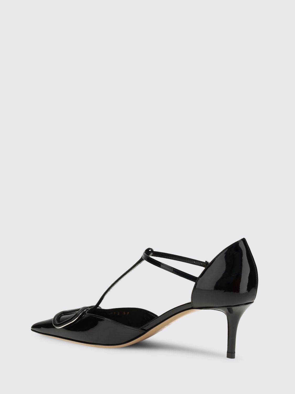 patent leather d'orsay pumps