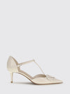 patent leather d'orsay pumps