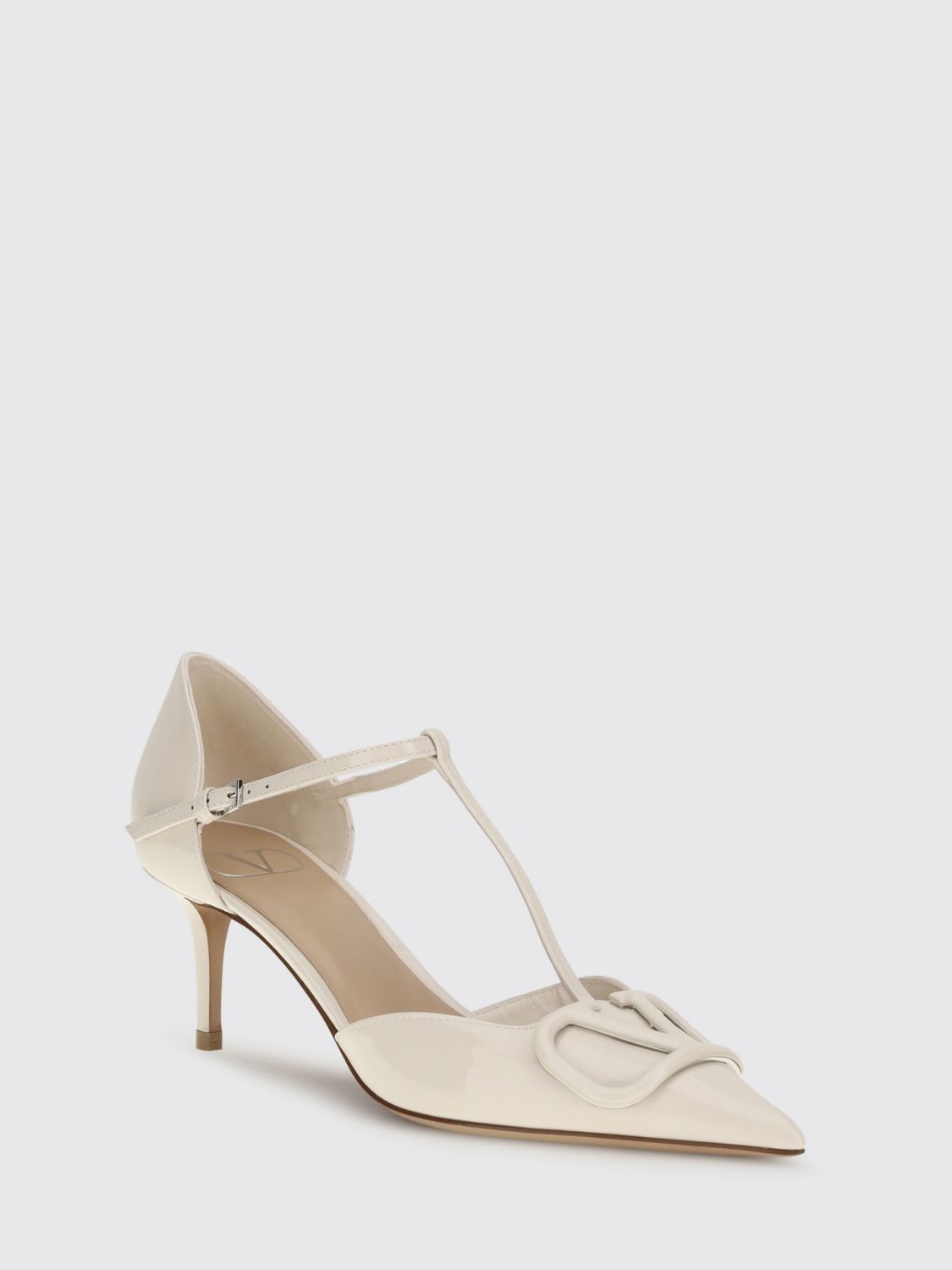 patent leather d'orsay pumps