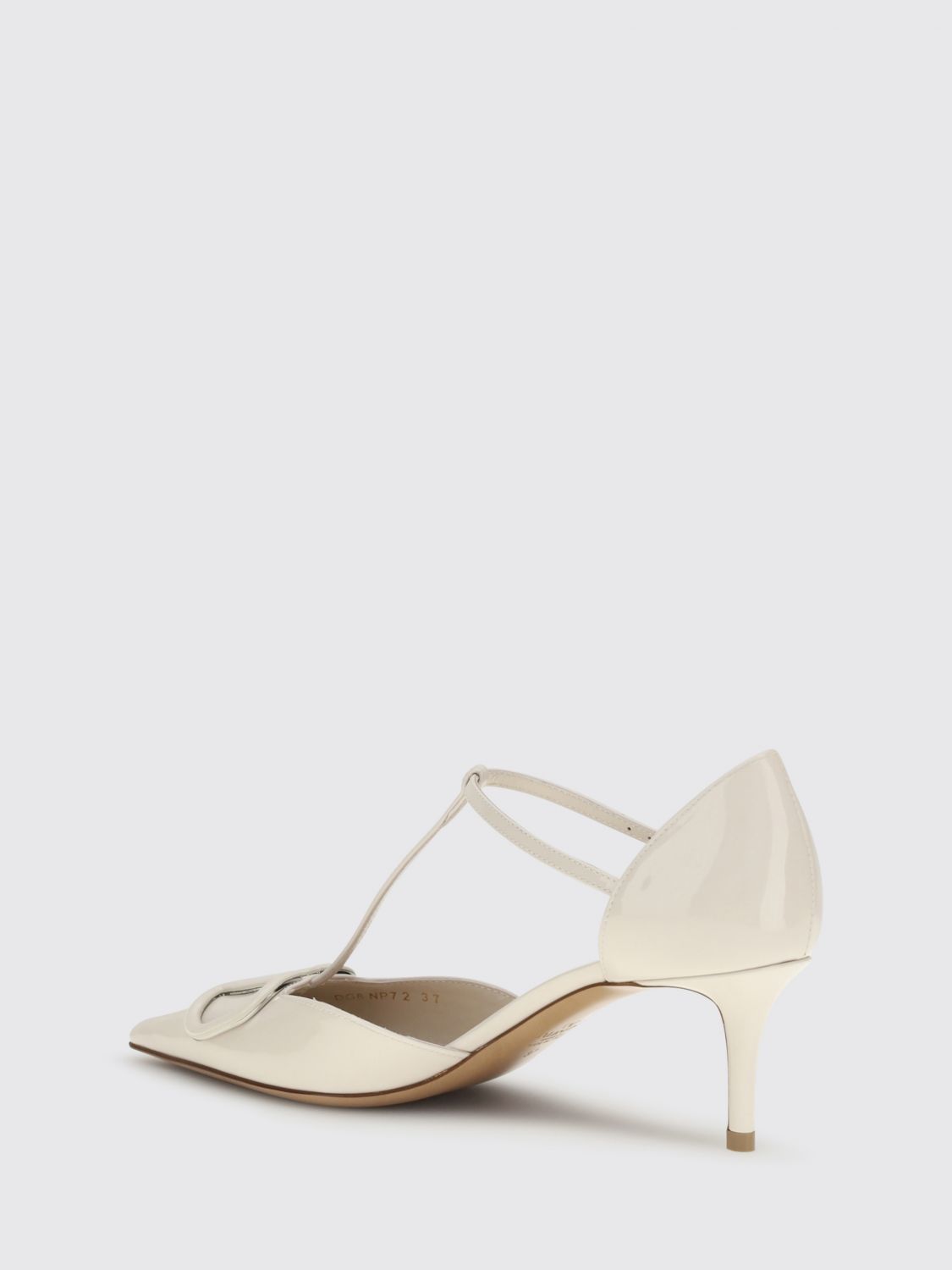 patent leather d'orsay pumps