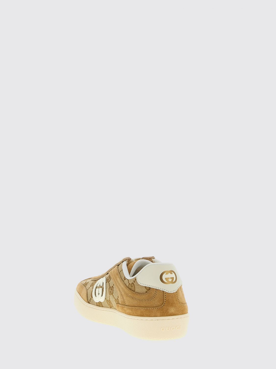 g75 sneakers in suede and canvas with gg jacquard monogram