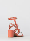 woman's heeled sandal