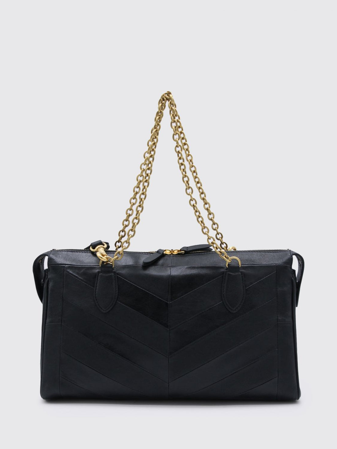 VALENTINO GARAVANI OS nappa panthea bag with enamelled feline and swarovski® crystals