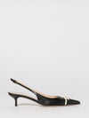 leather bepointy slingback