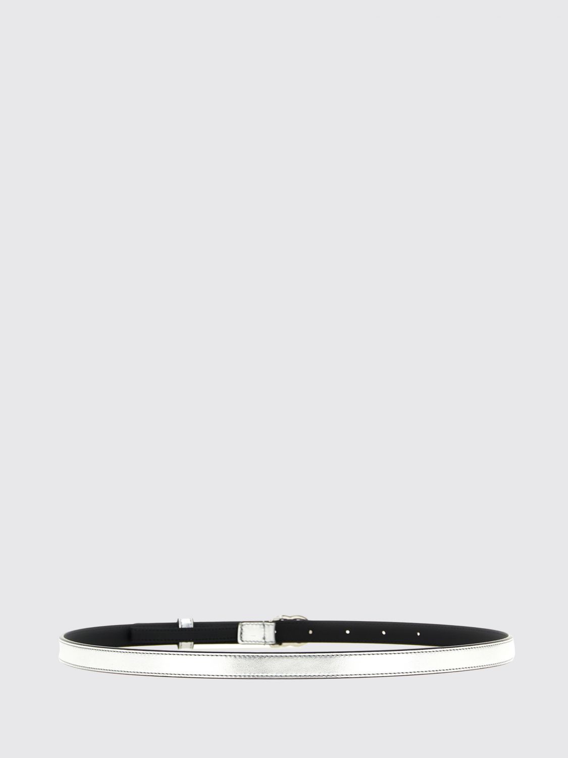 laminated calfskin belt